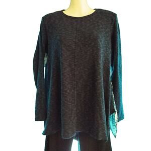 Max Jeans Navy Long Sleeve Sweater Tunic, Size S